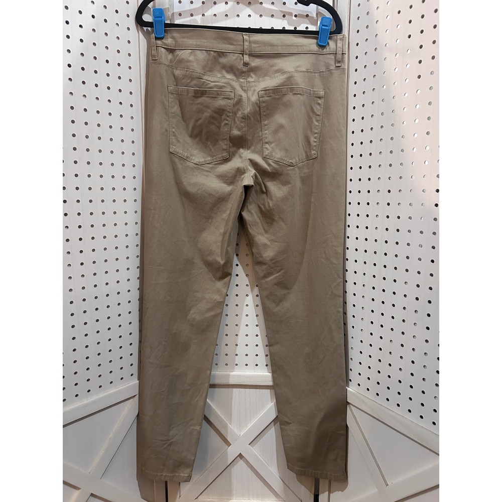 Chaps Women Stretch Khaki Straight Leg Pants Size 10 - Picture 7 of 9